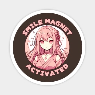 Japanese Anime Pink Magnet